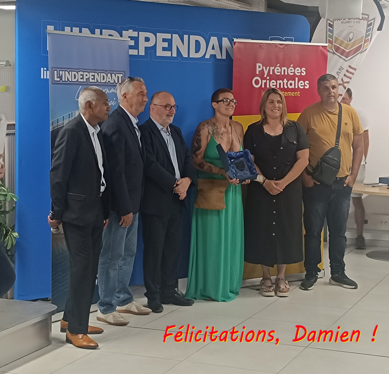 félicitations, Damien