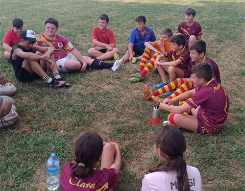 Une partie du groupe U15