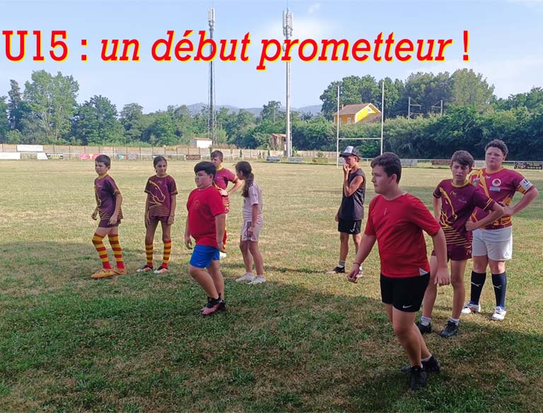 U15 : un début prometteur !