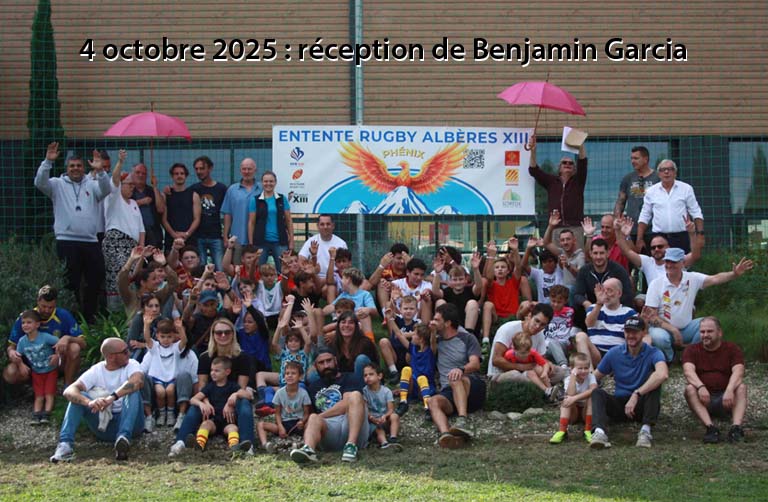 4 octobre 2025 : réception de Benjamin Garcia