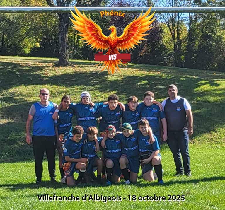 Le groupe à Villefranche-d'Albigeois