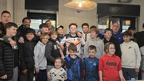 Le groupe chez Paradise Aventures