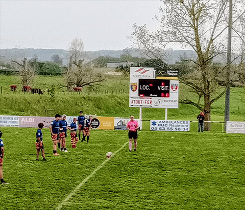 Paysage bucolique pour le stade de Réalmont