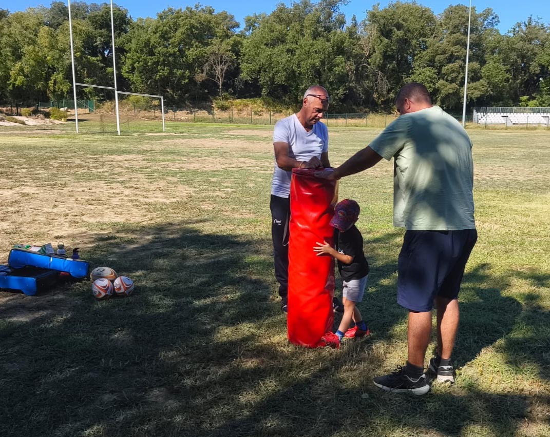 Jean-Christophe et Damien pour initiation au placage !