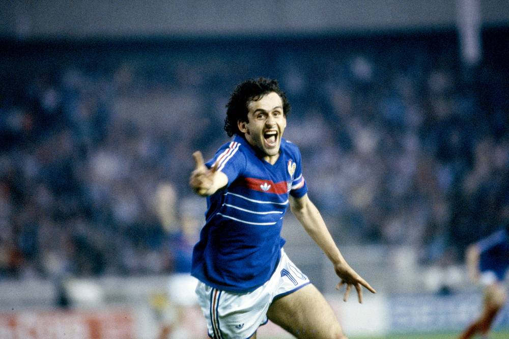 Michel Platini en 1982