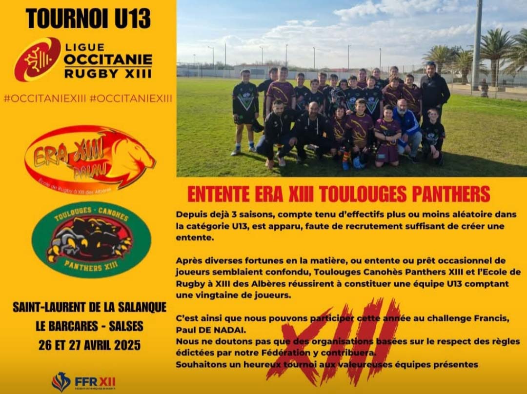 Affiche du tournoi de la Ligue